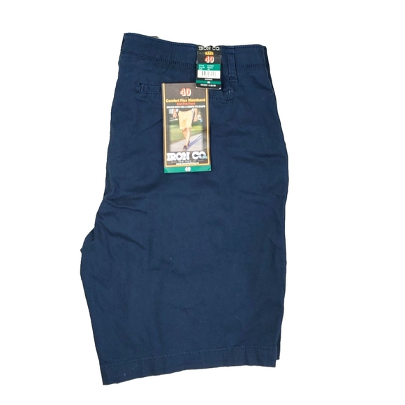 NWT Iron Co. Mens 40 Comfort Flex Waistband Shorts - Picture 2 of 5
